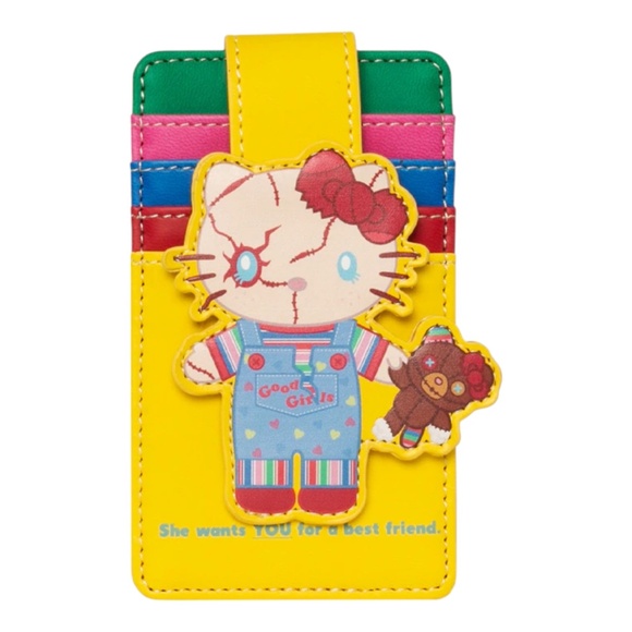 Universal Studios Hello Kitty Chucky Credit Card Holder Wallet - Picture 1 of 3